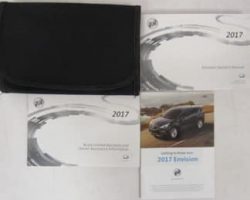 2017 Buick Envision Owner Operator User Guide Manual Set