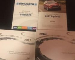 2017 Chevrolet Equinox Owner's Operator Manual User Guide Set