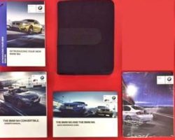 2017 BMW M4 Convertible Owner's Manual Set