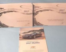 2017 Chevrolet Malibu Owner's Manual Set