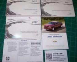 2017 Chevrolet Silverado Owner Operator User Guide Manual Set