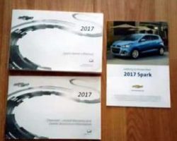 2017 Chevrolet Spark Owner's Manual Set