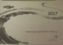 2017 Chevrolet Tahoe & Suburban Owner Operator User Guide Manual