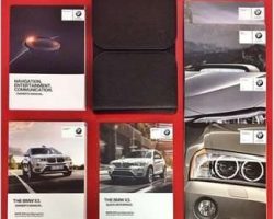 2017 BMW X3 Owner Operator User Guide Manual Set