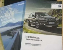 2017 BMW X5 Owner's Manual Set