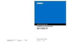 Parts Catalog for Kobelco Excavators model SK115