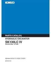 Parts Catalog for Kobelco Excavators model SK130LC