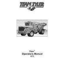 Operator's Manual for Case IH Sprayers model 4375