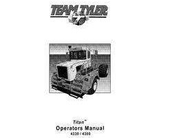 Operator's Manual for Case IH Sprayers model 4300