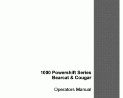 Operator's Manual for Case IH Tractors model 1000