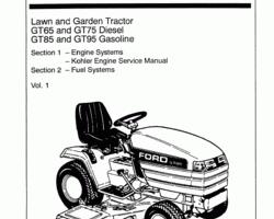 Service Manual for New Holland Tractors model GT75
