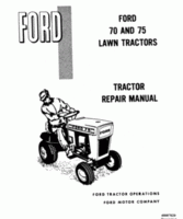 Service Manual for FORD Tractors model 70