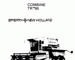 Service Manual for New Holland Combine model TR95