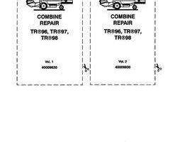 Service Manual for New Holland Combine model TR96
