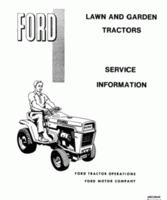 Service Manual for FORD Tractors model 100