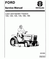 Service Manual for FORD Tractors model 125