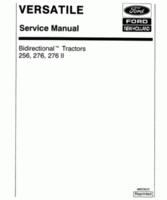 Service Manual for FORD Tractors model 276