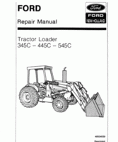 Service Manual for FORD Tractors model 445C