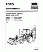 Service Manual for FORD CE Tractors model 555C