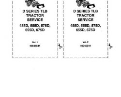 Service Manual for New Holland Tractors model 455D