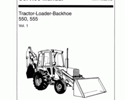 New Holland Tractors model 555 Service Manual