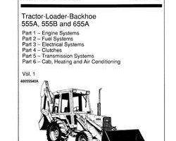 New Holland Tractors model 555B Service Manual