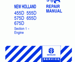 Service Manual for New Holland Tractors model 555D