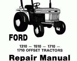 Service Manual for New Holland Tractors model 1510