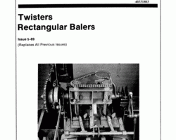 Service Manual for New Holland Balers model 326 Twisters