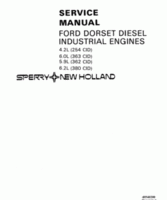 Service Manual for FORD Engines model 2704C