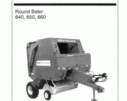 Operator's Manual for New Holland Balers model 660