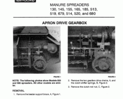 Service Manual for New Holland Spreaders model 519