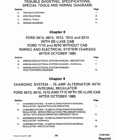 Service Manual for FORD Tractors model 7610