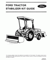 Operator's Manual for FORD Tractors model 7700