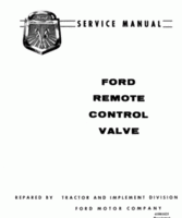 Service Manual for FORD Tractors model N/A
