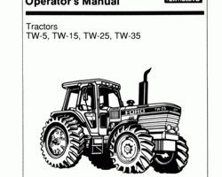 Operator's Manual for New Holland Tractors model TW5