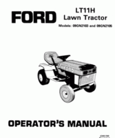 Operator's Manual for FORD Tractors model 09GN2105