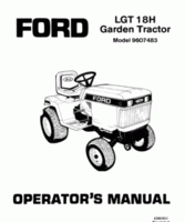 Operator's Manual for FORD Tractors model N/A