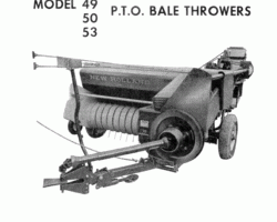 Operator's Manual for New Holland Balers model 53
