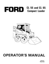 Operator's Manual for FORD Tractors model CL65