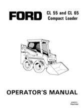 Operator's Manual for FORD Tractors model 55