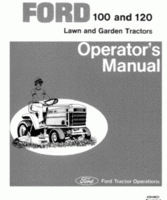 Operator's Manual for FORD Tractors model 100