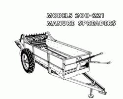 Operator's Manual for New Holland Spreaders model 221