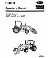 Operator's Manual for FORD Tractors model 445D