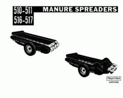 Operator's Manual for New Holland Spreaders model 511