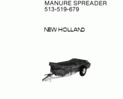 Operator's Manual for New Holland Spreaders model 679