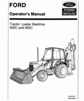 Operator's Manual for FORD Tractors model 655C