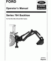 Operator's Manual for FORD Tractors model 445A