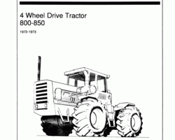 Operator's Manual for New Holland Tractors model 850