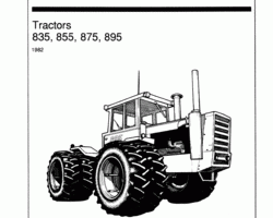 Operator's Manual for New Holland Tractors model 855